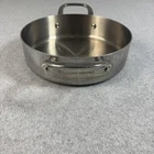 Williams Sonoma Hestan 3 Qt Stainless Steel 9.5" Casserole Pan Pot Italy Lid Used. Price: $79.99.