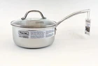 Viking 3-PLY Stainless Steel Sauce Pan Pot Glass Vented Lid 2.25 Quart New. Price: $59.99.