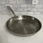 Viking 12 18/8 Stainless Steel Fry Pan 3- Ply Bonded W/aluminum Core Used. Price: $39.95.