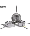 Heritage Steel Eater Series Piece Essential Cookware Set 5-PLY Stainless New. Price: $360.00.