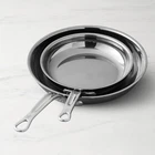 Hestan Nanobond Titanium 2 Piece Set 11" And 8.5" Skillets, Fry Pan Nwt Italy New. Price: $399.99.