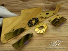 Gibson Les Paul Pickguard SET-OF-4 Solid Brass Gold Mirror Hand Polished 1 Mm New. Price: $179.00.