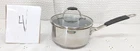Calphalon Stainless Steel Qt Stock Pot W/ Glass Lid #8701 Free Shipping Used. Price: $60.00.
