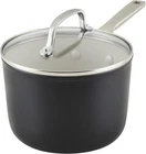Kitchenaid Hard Anodized Ceramic Nonstick Cookware Sauce Pan With Matte Black New. Price: $75.68.