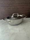 Mauviel M'mini Oval Stainless Cocotte W/ Handles, 0.42-QT New. Price: $119.95.