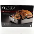 Oneida Pro Series Commercial Grade Hard Anodized Xl Roaster Pan W/rack Nob New. Price: $48.00.