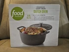 Food Network Enameled Cast Iron Dutch Oven With Lid, 5QT. (4.7 L), - Gray New. Price: $50.00.