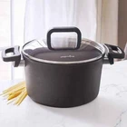 Pampered Chef 5.25 Qt (5-L) Stock Pot W/lid Non Stick Made In Germany New. Price: $149.00.
