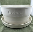 Bloomhouse Ceramic Insert Steamer 10 Cream Color With Tray/lid Used. Price: $50.00.