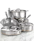 All-clad Copper Core 10-PIECE Cookware Set Stainless Steel New Box. Price: $949.99.