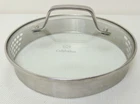Calphalon Glass Stainless Steel Replacement Strainer Lid 6 3/8 Inner /7" Outer Used. Price: $9.97.