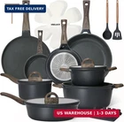 Useluck Pots And Pans Set Nonstick 22 Pcs, Ceramic Cookware Non-toxic Coatin New. Price: $248.05.