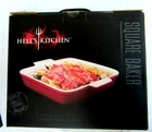 Hells KITCHEN..2.25 Qt..enameled Stoneware..square..baking..dish / Pan..new. Price: $16.99.