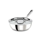 All-clad Saucier Pan, 2-QUART, White New. Price: $115.59.