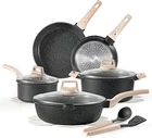 14PCS Pots And Pans Non Stick, Cookware Sets Induction Granite New. Price: $144.95.