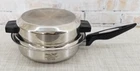 Carico Ultra Tech T304SS Core 8.25" Qt Saucepan & Dome Stainless Steel Used. Price: $49.99.
