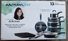 Rachael Ray Create Delicious 13-PC. Aluminum Nonstick Cookware Set 12144 New. Price: $199.97.