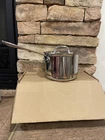 All-clad Copper Core 5-PLY Bonded Sauce Pan With Lid 2 Quarts New. Price: $175.00.