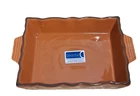 Chantal 7X6X1.75" 1.25QT Orange Casserole Scallop Edge Bake 93-EDRT22 New. Price: $14.00.
