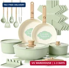 Umite Chef Non Stick Pots And Pans Set, 21 Pcs Ceramic Kitchen Cookware With New. Price: $80.98.