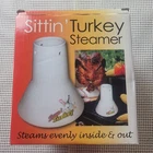 Cooks Choice Ceramic Steamer Beer Can Turkey Roaster Sittin Marinade Barbecue New. Price: $15.99.