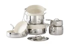 Bloomhouse 12 Piece Triply Stainless Steel Pots And Pans Cookware Set W/non-s... New. Price: $252.94.