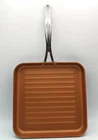 Cooksmark 10" Square Non-stick Copper Deep Fry Pan Used. Price: $31.00.