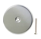 3"IN-10"IN Supply Giant Wall Cleanout Cover Plate, Stainless Steel Free Usa New. Price: $12.79.