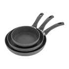 Pan Fry Set 3 Pc Forged Aluminum Ballarini Modena Henckels Nonstick New. Price: $154.99.