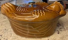 New 5 Qt Staub Caramel Brown Cast Iron Chicken Cocotte Covered Casserole France. Price: $599.99.