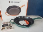 Creuset Signature Cast Iron 9 Inch Skillet, Artichaut - New. Price: $164.95.