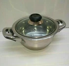 Mona Lisa Cookware 1.5 Qt Saucepan Stainless Frying Saut Pot Lid (germany) Used. Price: $64.99.