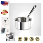 All-clad D3 Stainless Steel Butter Warmer 0.5 Qt Even Heat, Induction Ready New. Price: $209.90.