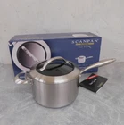Scanpan Ctx Nonstick Induction 4 Quart Covered Saucepan - New. Price: $169.95.