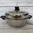 Ultrex 18-10 Stainless Frying Pan Glass Lid With Steam Release Valve 020802 Used. Price: $59.99.