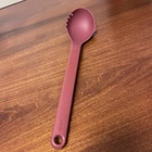 Ninja Food Spoon-ladle Scoop With Teeth Multi Purpose Burgandy Cooking Tool Used. Price: $7.50.