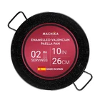 Machika 10" Enamel Paella Pan Skillet For & Rice, Rust-proof, Easy Clean New. Price: $27.52.