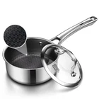 Sauce Pan With LID,1.5 Quart Hybrid Nonstick Qt, Stainless Steel New. Price: $49.99.