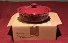 Celebrating Home Stoneware Collection Berry Color Tortilla/casserole Warmer 10. Price: $24.99.