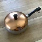 Vintage Wear-ever Hallite No. 2103 Usa 3-1/2 Qt Aluminum Pot W/ Copper Lid Used. Price: $14.44.