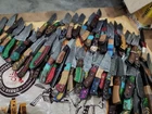 Lot Of 50 Pcs 8'' Full Tang Knives Hand Forged Damascus Steel W/sheath From Usa. Unspecified. Price: $299.00.