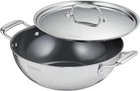 Tramontina Tri Ply Clad Stainless Steel 4 Quart Pot Kadhai Pan Curry Stew Ln Used. Price: $30.00.