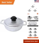 0.5QT Mini Cast Aluminum Caldero Set - Durable, Oven Safe, Traditional Design New. Price: $17.09.