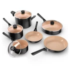 Ninja 10PC Ceramic Non-stick Cookware Set Oven Safe 350F Induction Compatibl New. Price: $104.00.