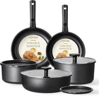 Pots Pans Set Stick, Cookware Detachable Handle, Induction New. Price: $126.99.