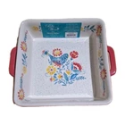 Pioneer Woman Mazie Bird Square Baking Dish 1.8 Qt. 8X8 Brandnew Discontinued. Price: $37.99.