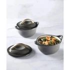 Cravings By Chrissy Teigen Enamel Cast Iron Mini Dutch Ovens, Set Of 2, Grey New. Price: $99.00.
