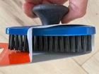Creuset Cleaning Brush Blue Triangle Cookware Maintenance Tool New. Price: $13.50.