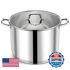 P&p Chef Pp 24 Qt Stock Pot Lid Stainless Steel Large Cooking Soup New. Price: $102.36.