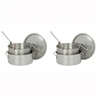 Bayou Classic Durable 10 Qt. Stainless Steel Fry Pot/perforated Basket (2 Pack) New. Price: $166.09.